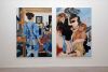 Pola Dwurnik (Stipendiatin Stiftung Laurenz-Haus): Two Polas, 2004, Oel auf Leinwand, Diptychon, 210 x 320 Foto ©Elisabeth Schiess &nbsp;